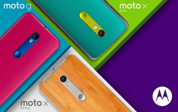 Motorola 公佈 XGX 三部新機 ─ Moto X Style、Moto X Play 及 Moto G！