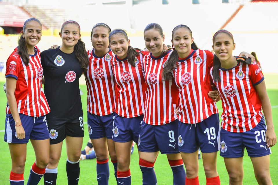 Jugadoras de Chivas Femenil. / Foto: Jam Media