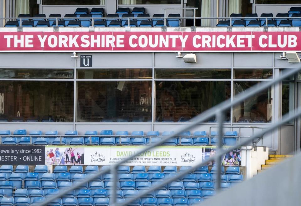 Yorkshire have been plunged into crisis (Danny Lawson/PA) (PA Wire)