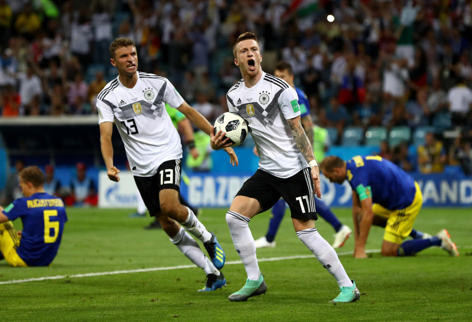 Marco Reus war der beste deutsche Feldspieler gegen die Schweden