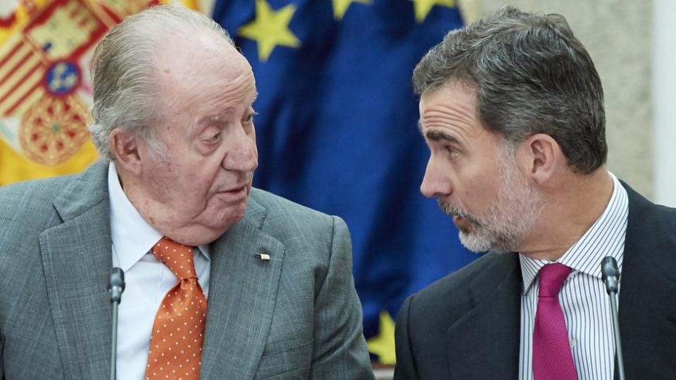 Juan Carlos I y Felipe VI