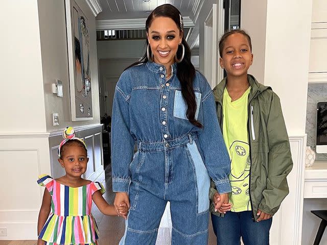 Tia Mowry Instagram Tia Mowry with daughter Cairo and son Cree