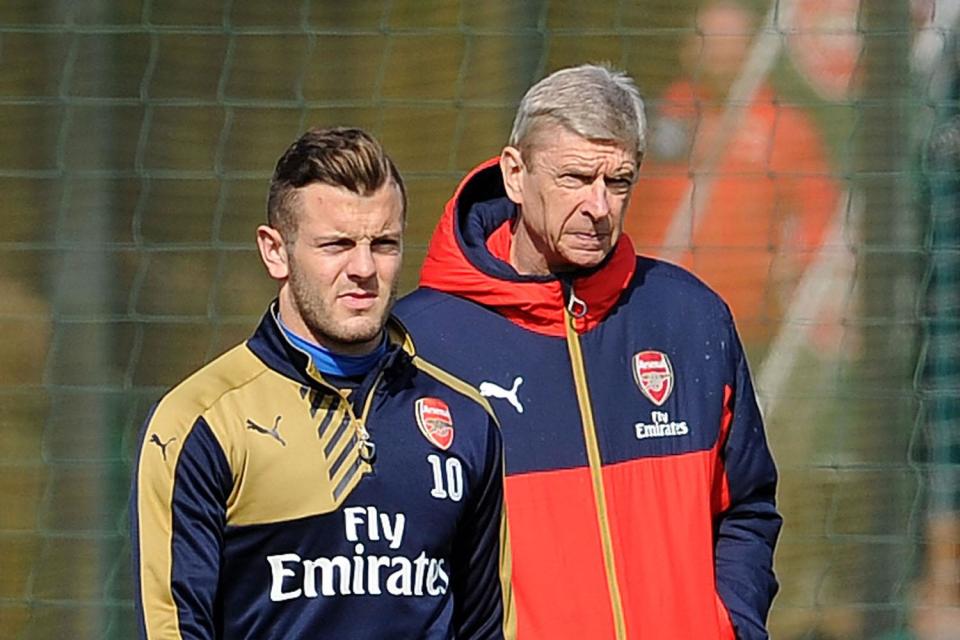 Uncertain future: Wilshere has just 12 months to go on his Arsenal contract: Arsenal FC via Getty Images