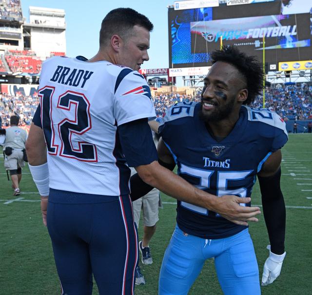 Former Tennessee Titan Logan Ryan trolls Tom Brady with request to