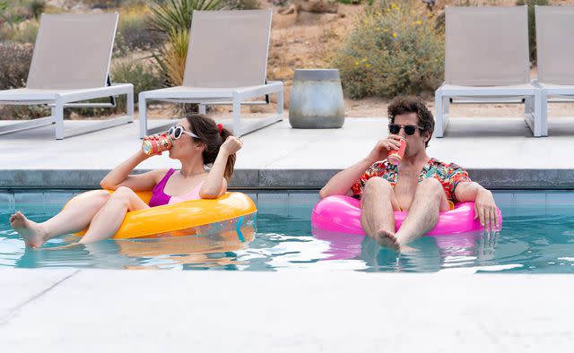 Limelight/Neon/Hulu/Kobal/Shutterstock Cristin Milioti and Andy Samberg in 'Palm Springs,' 2020