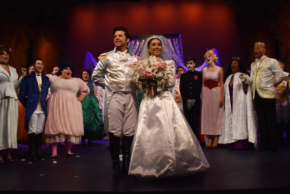 Wedding scene from "Cinderella"