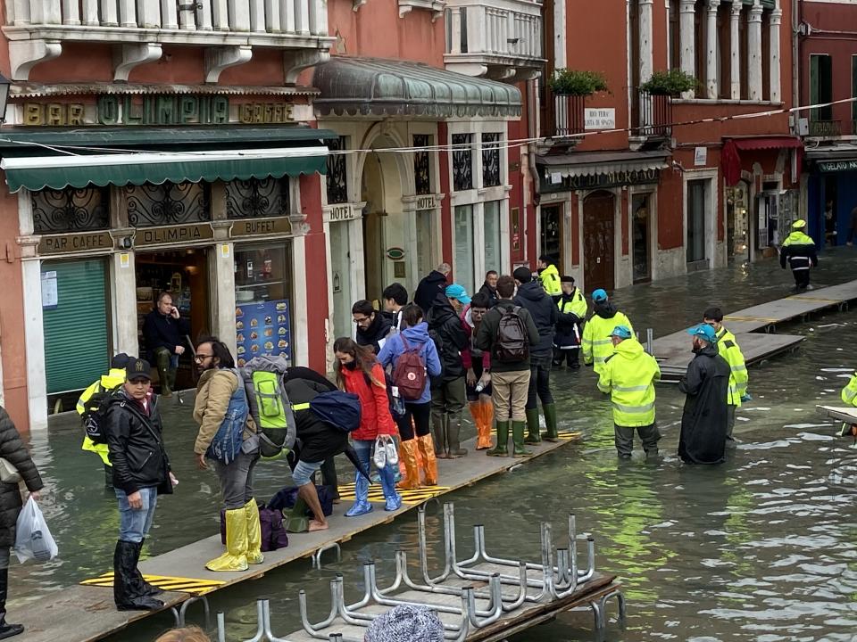 Venice Is Struck By High Water Floods