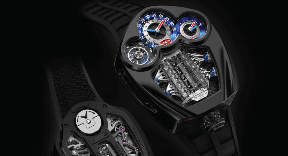 Jacob & Co. x Bugatti Tourbillon watch.