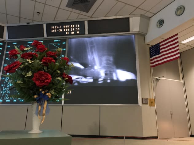 flowers in mission control