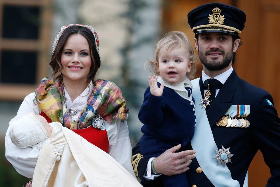 <p>Sein Sohn Prinz Carl Philip etwa verpasste seinem Erstgeborenen den Drittnamen Hubertus. Der Rufname Alexander hat Carl Philip und seiner Frau Sofia wohl einfach nur gefallen, der Zweitname Erik ist der Name von Sofias Vater. Und Bertil? (Bild: Michael Campanella/Michael Campanella/Getty Images)</p> 