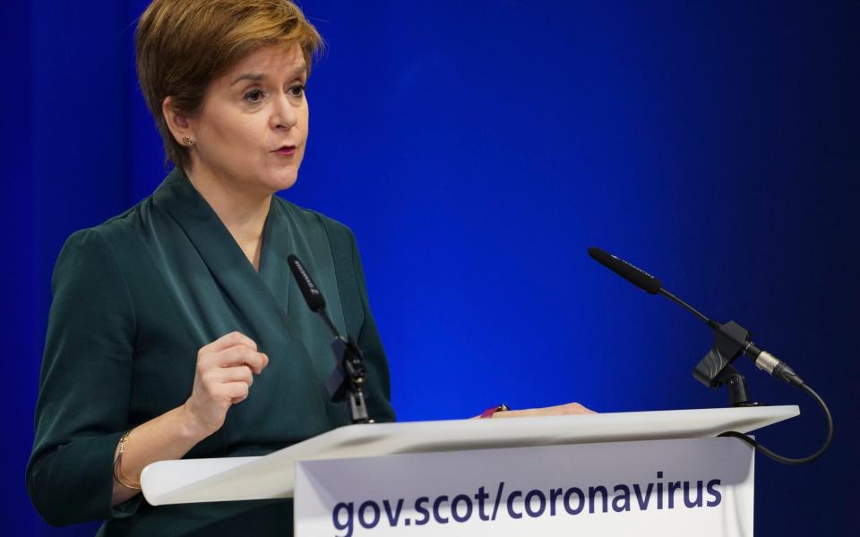 Nicola Sturgeon has urged Scottish businesses to do more to enable their employees to work from home - Unpixs (Europe)