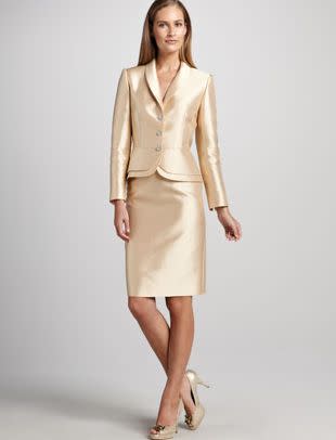 <a href="http://www.neimanmarcus.com/p/Tahari-Double-Peplum-Skirt-Suit/prod153110364/?ecid=NMALRFeed&ci_src=14110925&ci_sku=prod153110364skuCHAMPAGNE&CS_003=5630585" target="_blank">Neimanmarcus.com</a>