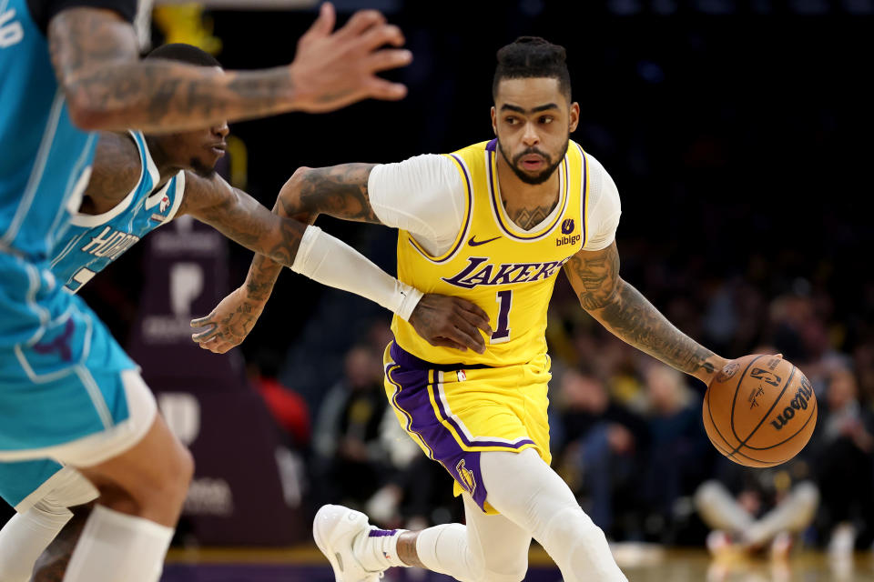 D'Angelo Russell。(Photo by Sean M. Haffey/Getty Images)