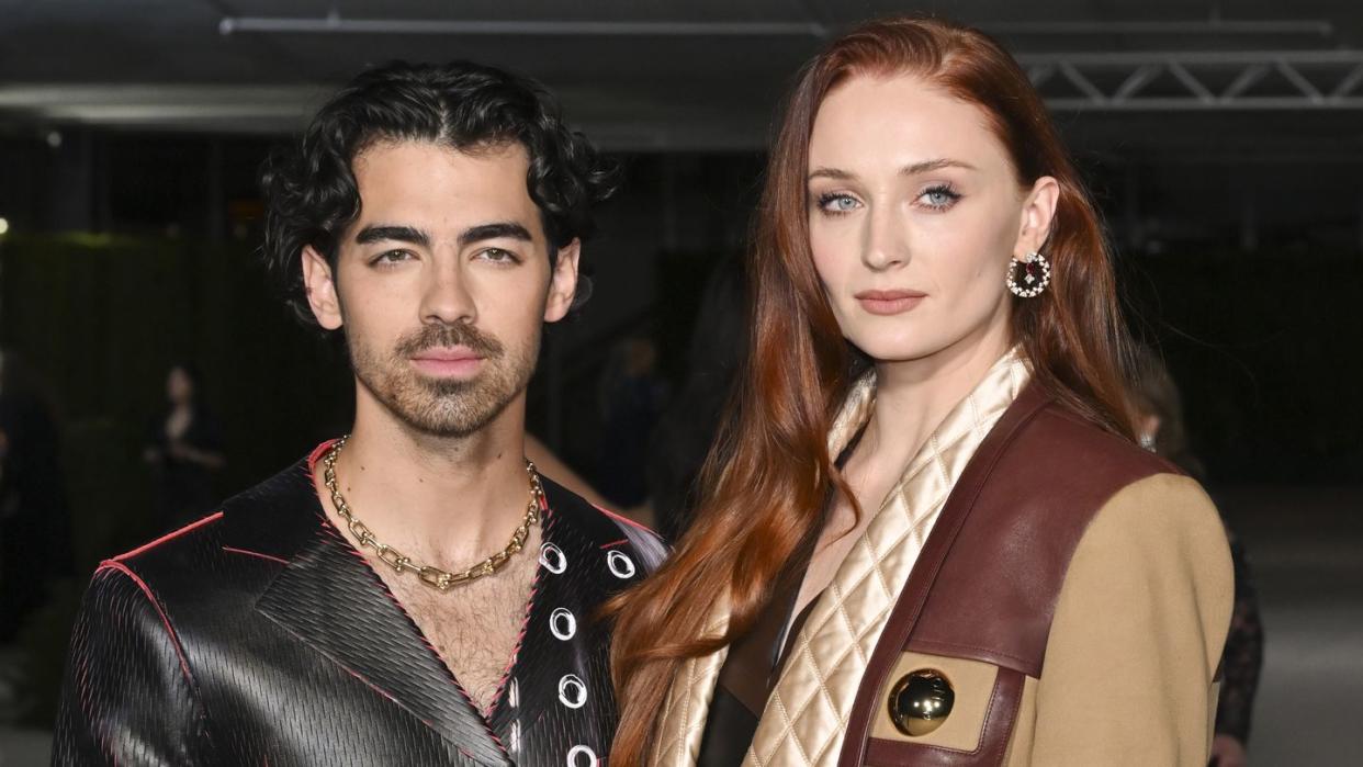 joe jonas and sophie turner at the second annual academy museum gala held at the academy museum of motion pictures on october 15, 2022 in los angeles, california photo by michael bucknervariety via getty images