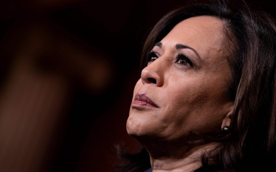 Kamala Harris has been portrayed by Democrats as ruthlessly ambitious - GETTY IMAGES