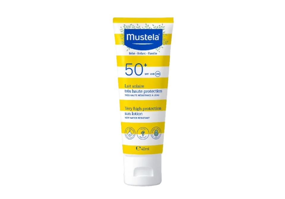 Lait solaire très haute protection SPF50+, Mustela