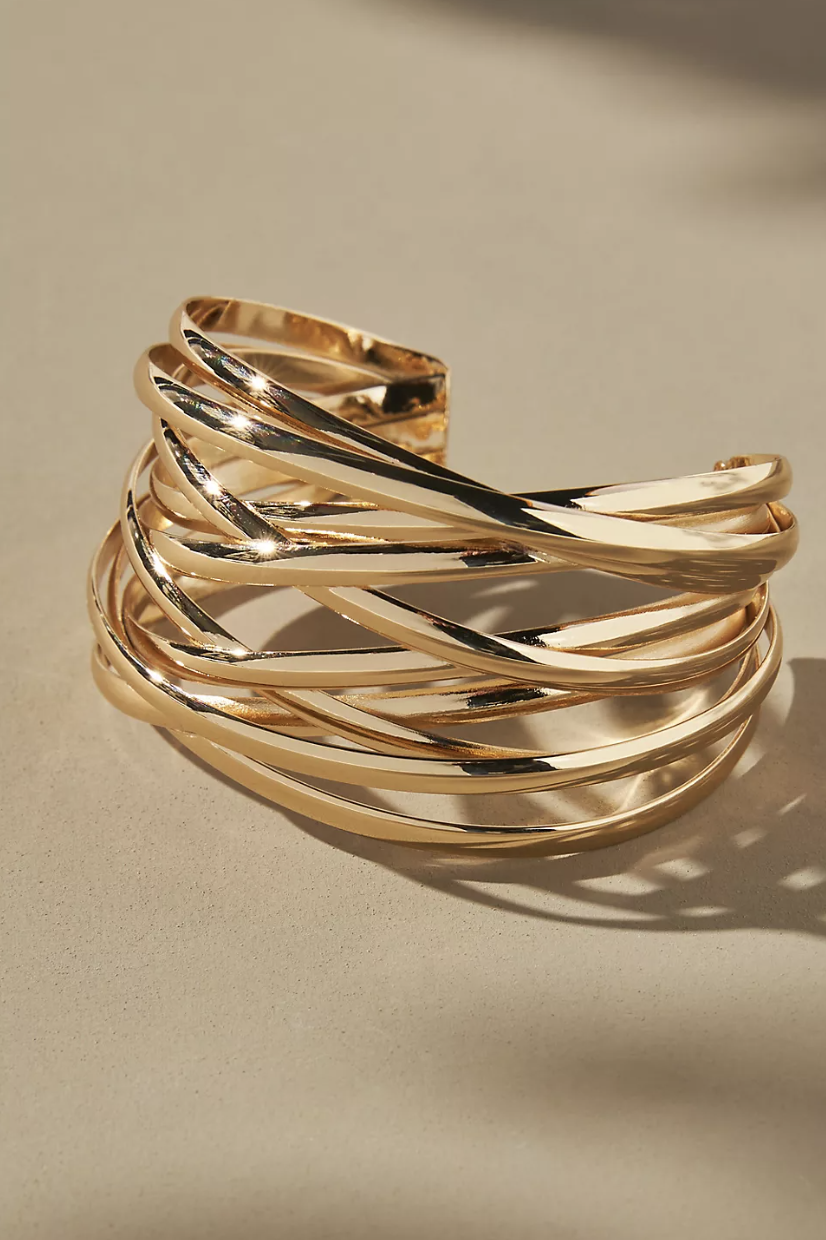 <p><a href="https://go.redirectingat.com?id=74968X1596630&url=https%3A%2F%2Fwww.anthropologie.com%2Fshop%2Fmodern-tangled-cuff-bracelet&sref=https%3A%2F%2Fwww.townandcountrymag.com%2Fstyle%2Fjewelry-and-watches%2Fg43962976%2Fbest-cuff-bracelets%2F" rel="nofollow noopener" target="_blank" data-ylk="slk:Shop Now;elm:context_link;itc:0;sec:content-canvas" class="link rapid-noclick-resp">Shop Now</a></p><p>Modern Tangled Cuff Bracelet </p><p>$44.00</p><p>anthropologie.com</p><span class="copyright">Product Shot Image</span>