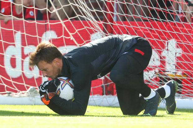 Bournemouth's Neto during the Premier League match between AFC Bournemouth v Arsenal. Credit Stuart Martin.