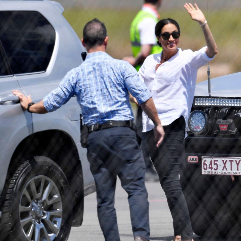 The newest member of the royal family, Meghan Markle, the Duchess of Sussex, stepped out in two looks while on the second half of her first overseas tour.