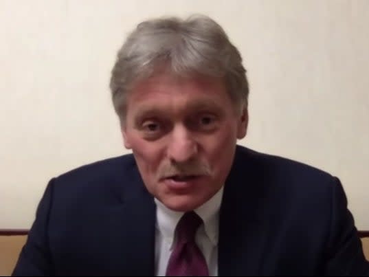 Kremlin spokesman Dmitry Peskov (Screengrab/Video)