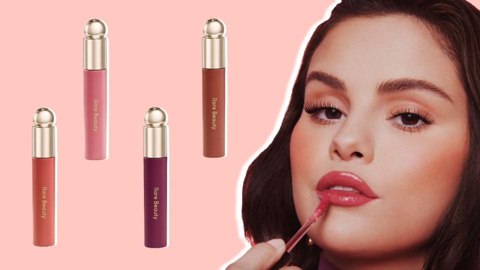 Selena Gomez's Rare Beauty launches tinted lip oil.