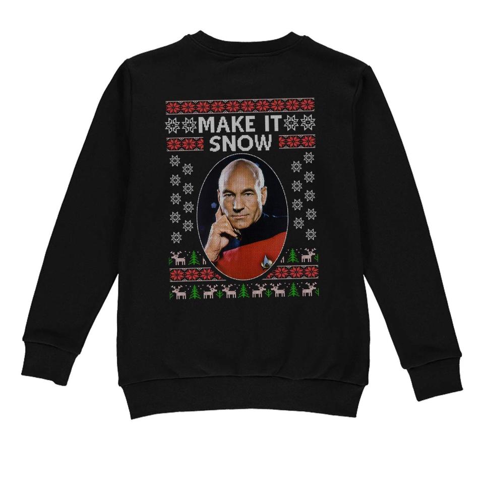 Star Trek Christmas jumper - Captain Picard