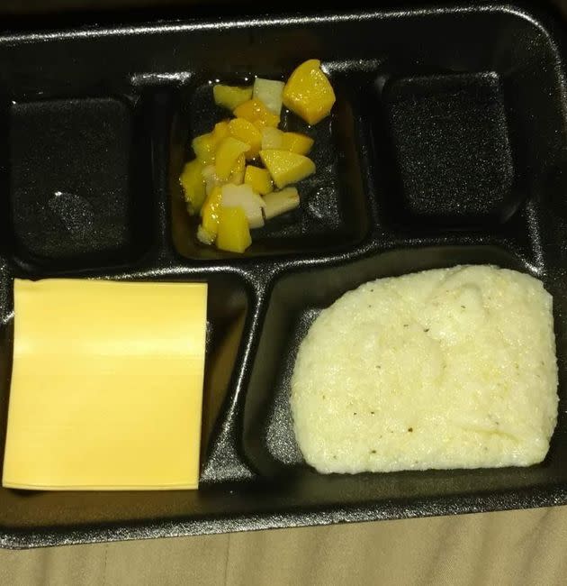 One of the meals served to Alabama prisoners during the strike. (Photo: courtesy of Diyawn Caldwell)