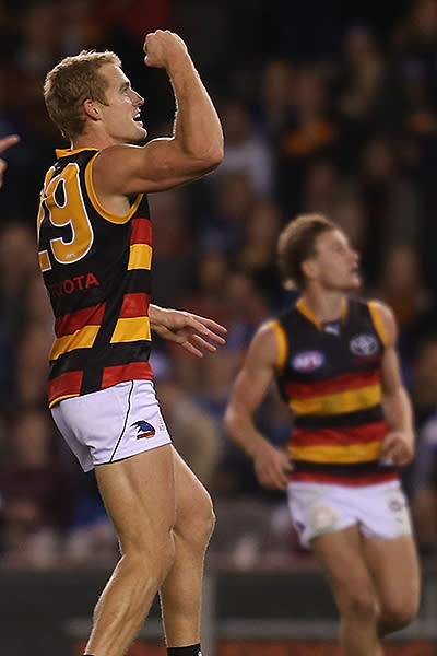 Youngster Sam Kerridge led a stirring fightback, kicking six goals in the second half to get Adelaide to within striking distance.