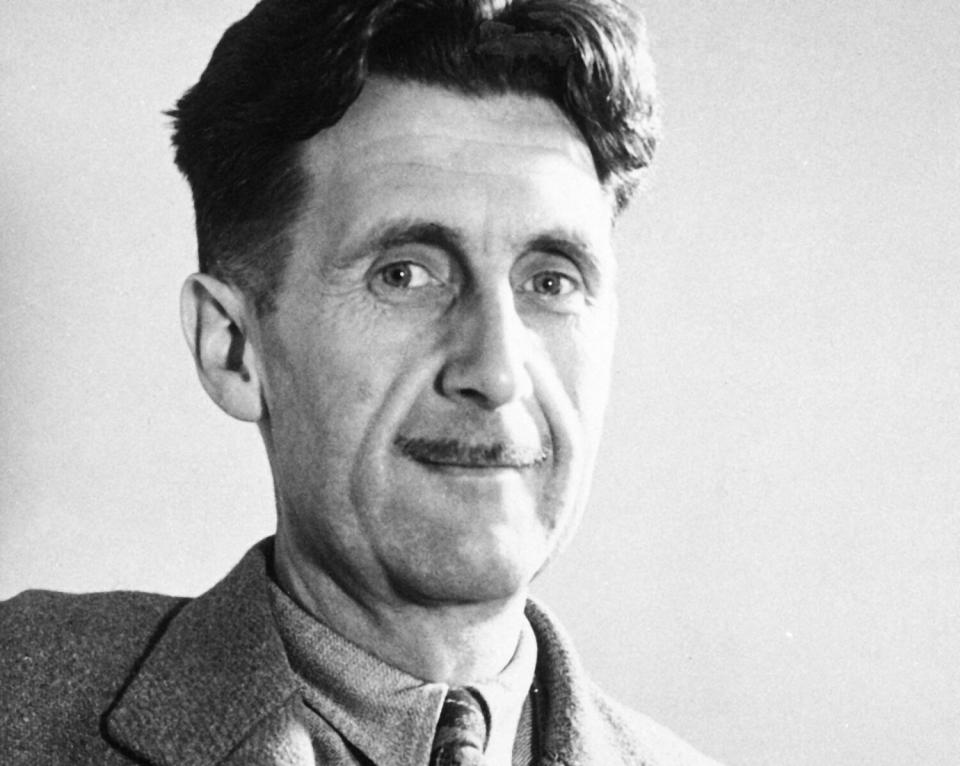 Photo shows writer George Orwell, author of "1984."