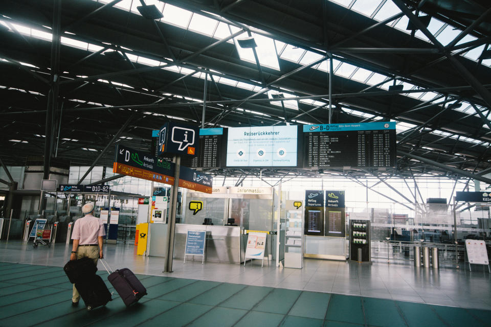 Cologne Bonn airport, Germany. Photo: Ying Tang/NurPhoto via Getty Images