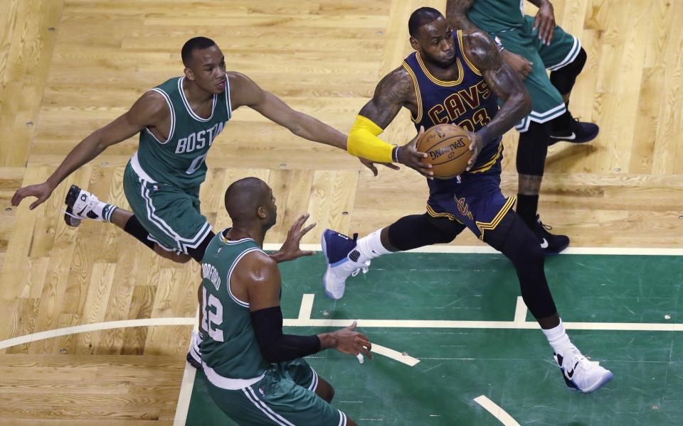 LeBron James carved through the Celtics' defense time and again on Wednesday. (AP)