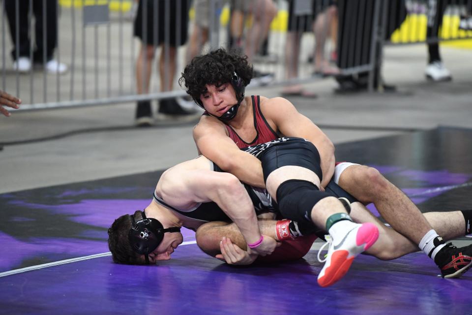 Lake Gibson's Frank Solorzano won his first-round matchup in states.