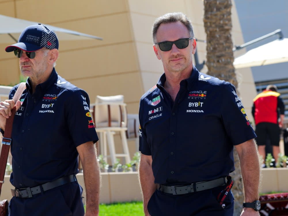 Newey (l.) und Teamchef Christian Horner (Giuseppe CACACE)