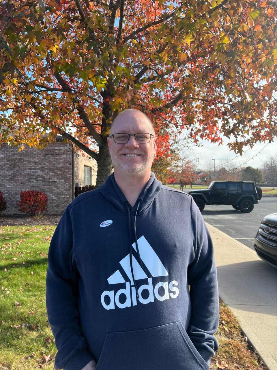 Andrew Urbanski, 46, of Fishers, said he voted in support of the school referendum: “We’re one of the best school districts in the country, and even though my daughter's graduating, we should keep that going for the next generation make an even better place to live.”