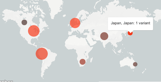 <div class="inline-image__caption"><p>The tracker on the GISAID website mysteriously showed Lambda in Japan while the authorities refused to confirm.</p></div> <div class="inline-image__credit">GISAID</div>