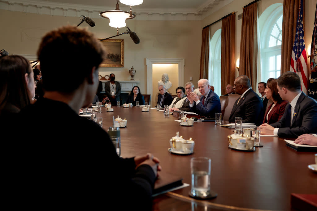 President Biden Holds Cabinet Meeting With Vice President Harris