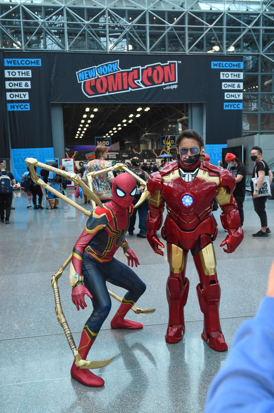 Spider-Man and Mr. Stark NYCC 2021