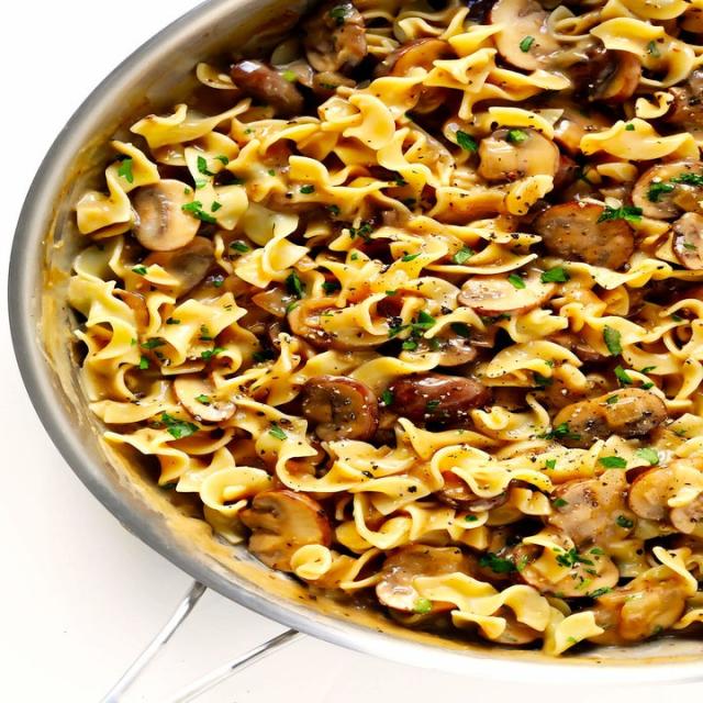 One Pot Beef and Mushroom Stroganoff - Budget Bytes