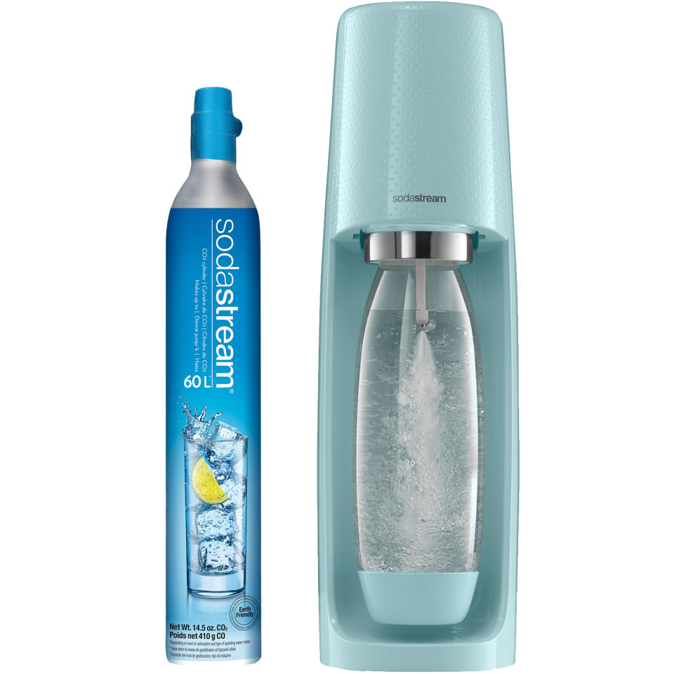 SodaStream Fizzi Sparkling Water Maker (Icy Blue) with CO2 and BPA free Bottle (Walmart / Walmart)