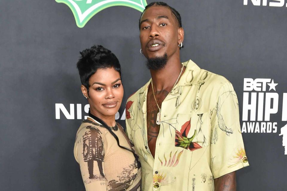 <p>Aaron J. Thornton/WireImage</p> Teyana Taylor and Iman Shumpert