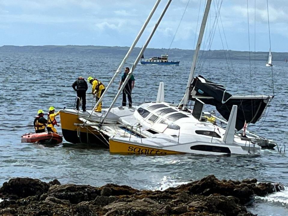 Falmouth Packet: Yacht rescue off St Mawes 