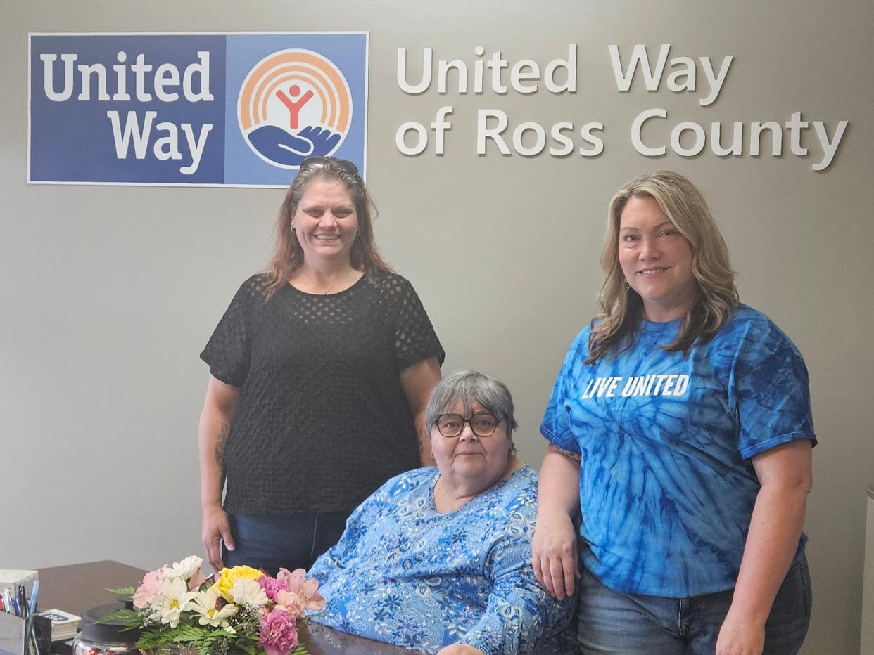 Kasha Henning, Kathy Murphy and Andrea Williams are excited to continue bringing care from the United Way to Ross County.