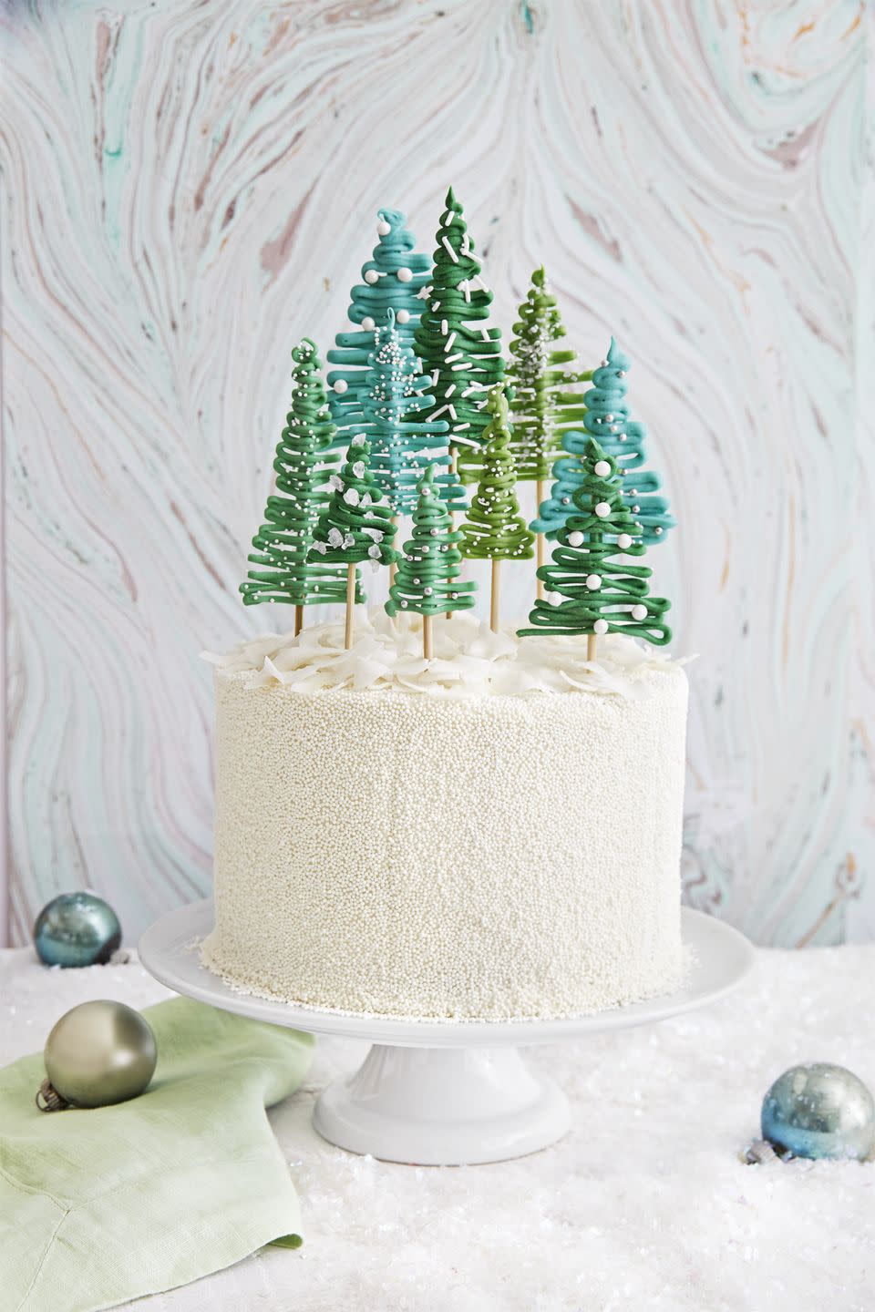 Pine Tree Forest Cake