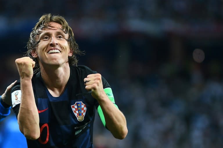 Luka Modric finished a successful year by winning Croatia's sportsman of the year award