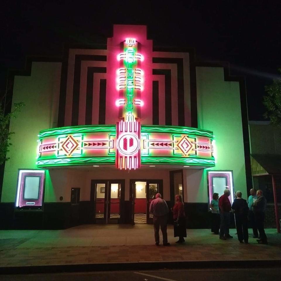 A murder mystery is about to take place in the Stanley Arts Center, next door to this historic community theater in Hampton, the Palmetto.