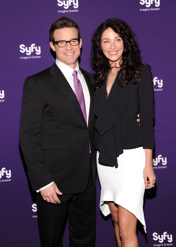 Eddie McClintock and Joanne Kelly