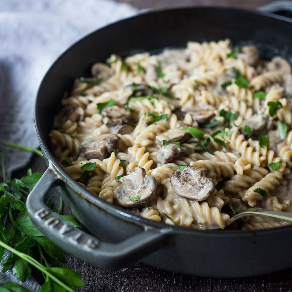 Vegan Mushroom Stroganoff