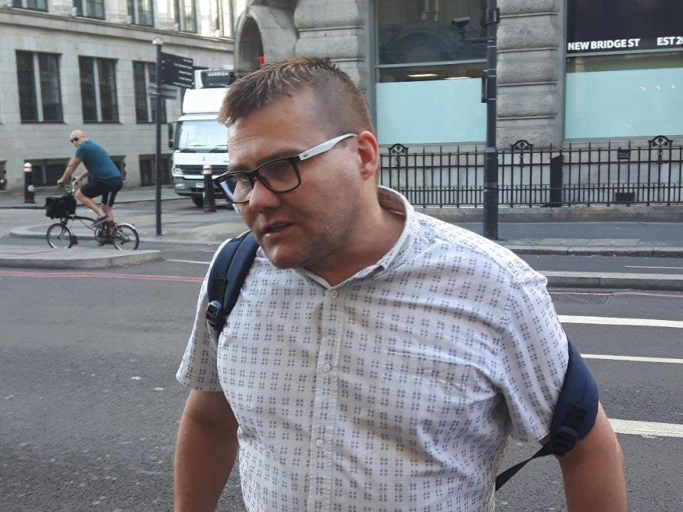 Detectives released this image of a man they want to speak to in connection with the attack (City of London Police)