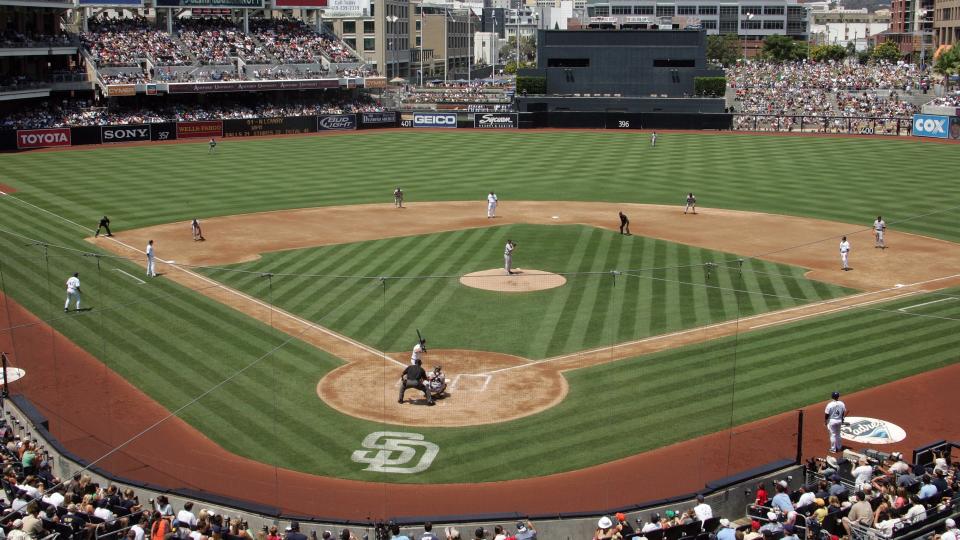 Petco Park ball field.