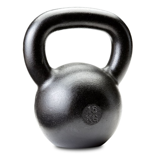 16 kG Dragon Door Kettlebell against white background